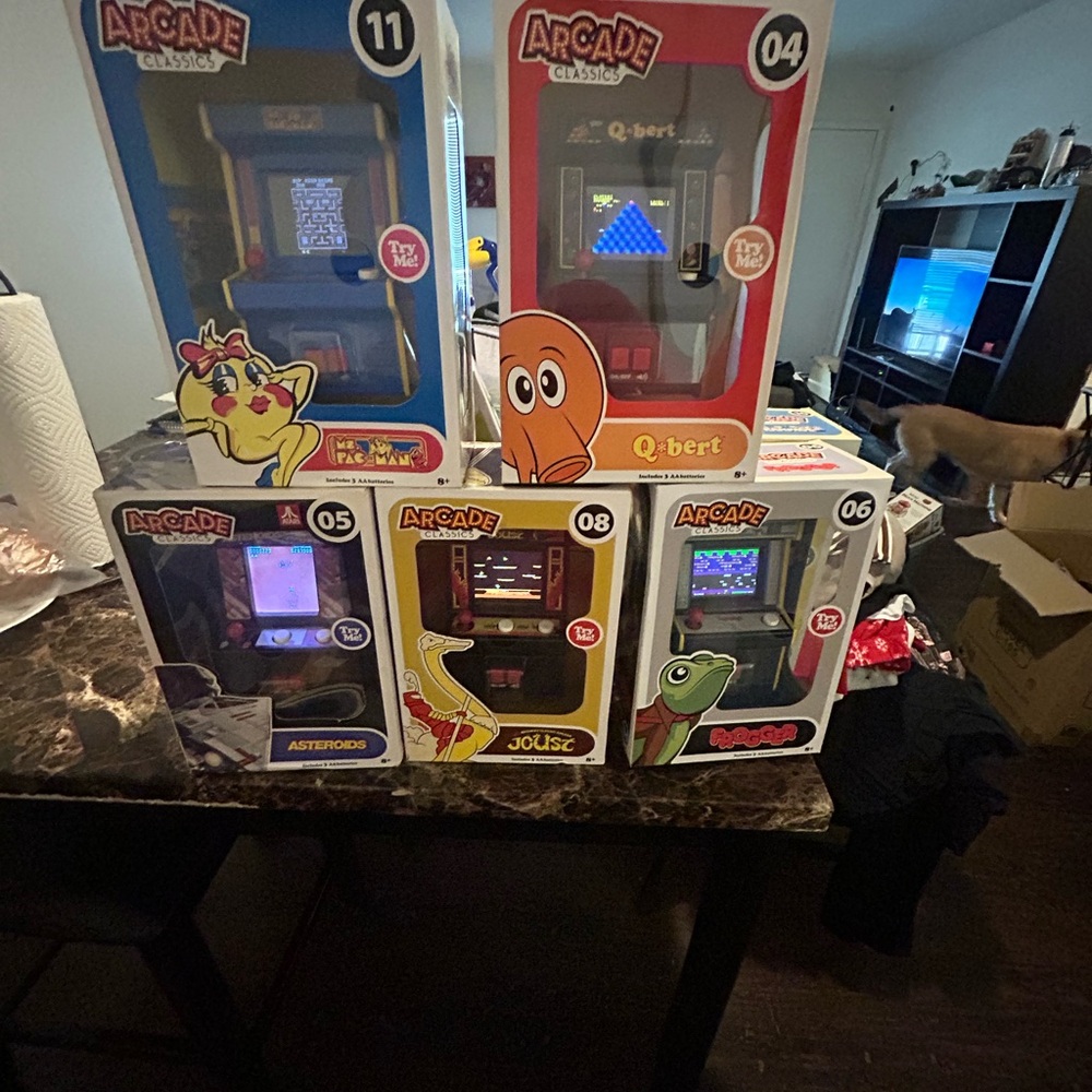 Blue and Red Gaming Consoles Collection